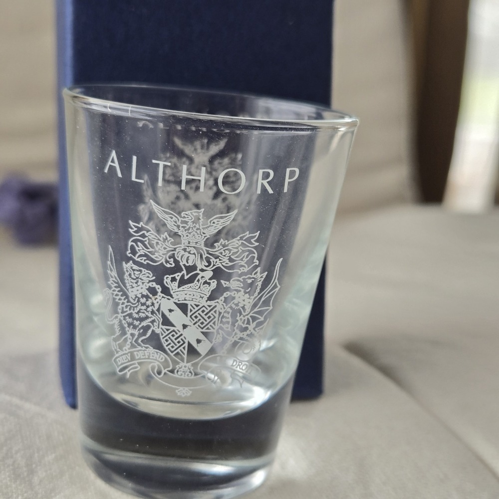 Althorp Small‎ Shot Glass Royal Family Diane